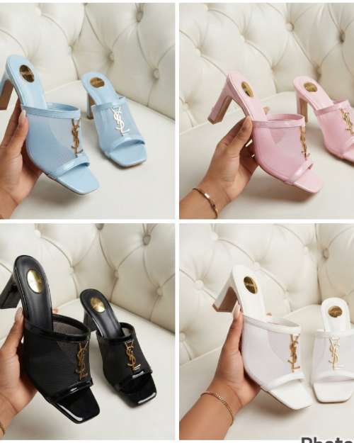 Women's Heeled Mule Sandals