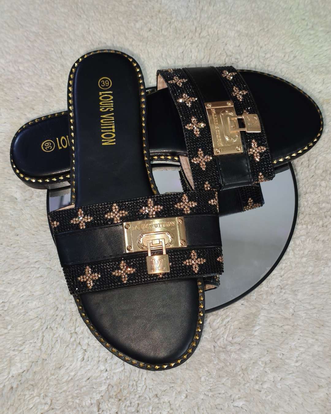 Women's Embellished Flat Slippers