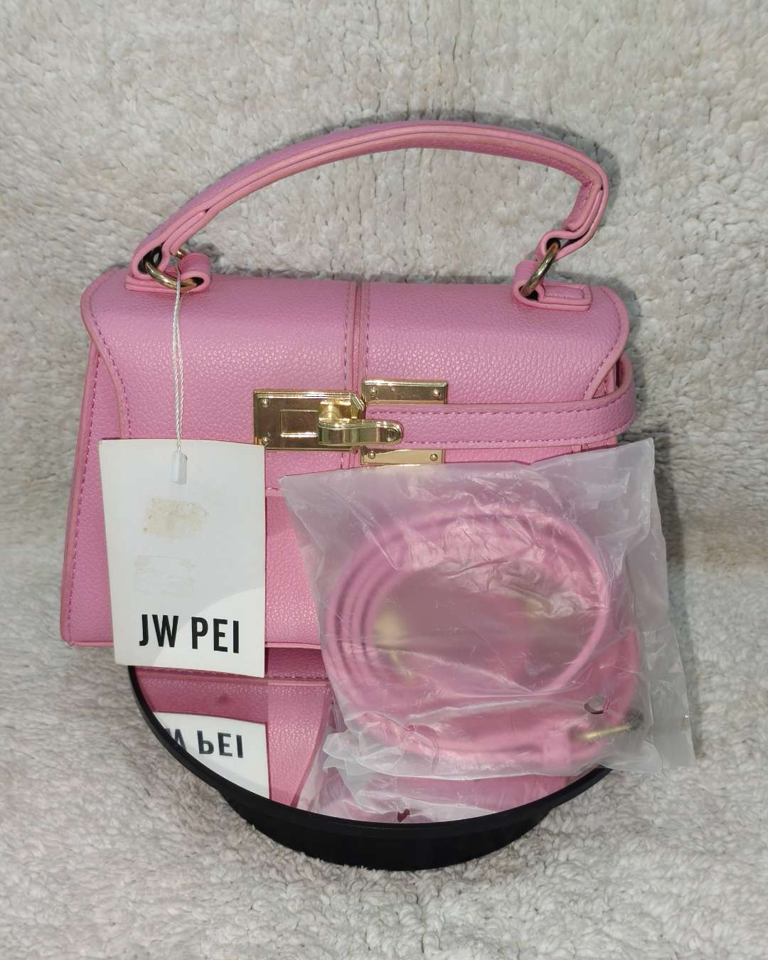 JW PEI Pink Top Handle Bag