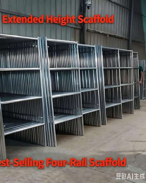 Extended Height Four-Rail Scaffolding