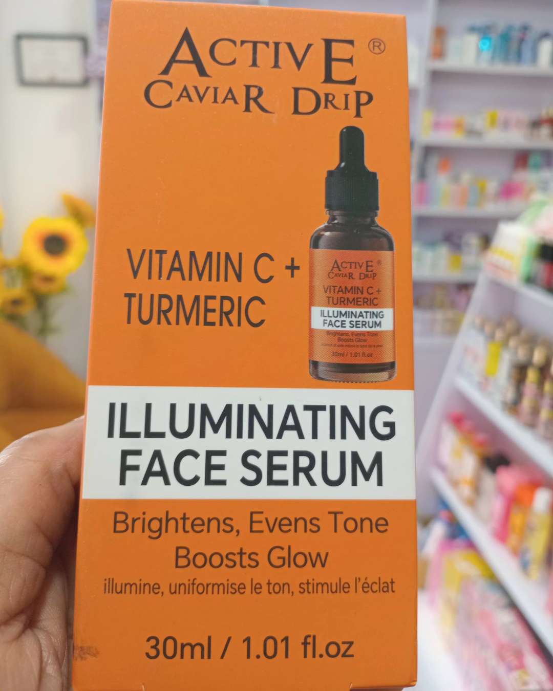 Active Caviar Drip Vitamin C + Turmeric Illuminating Face Serum