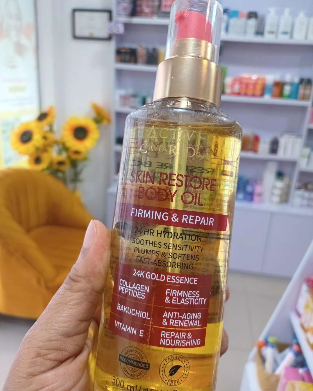 Active Caviar Drip Skin Restore Body Oil