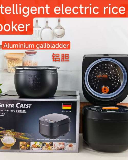 Silver Crest Electronic Rice Cooker with Aluminum Gallbladder