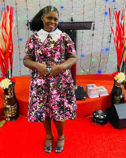 Women's Floral Print Dress with White Collar