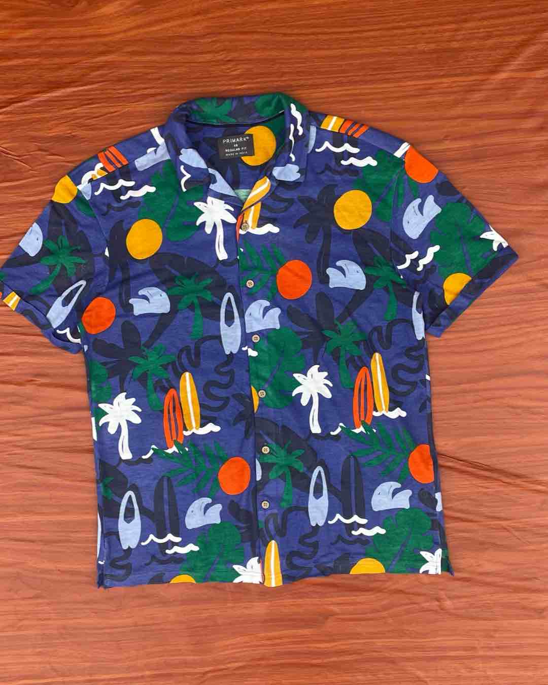 Primark Men's Hawaiian Print Shirt