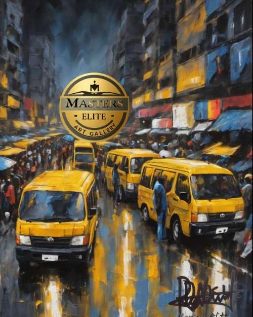 Lagos Cityscape Canvas Print