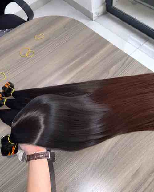 Single Donor Bone Straight Hair Extensions