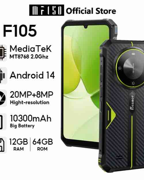 FossiBot F105 Rugged Smartphone