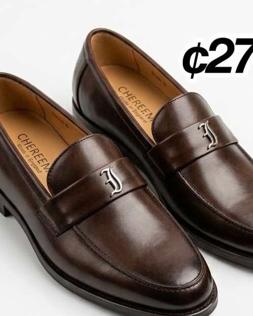 Chereem Men's Brown Loafers