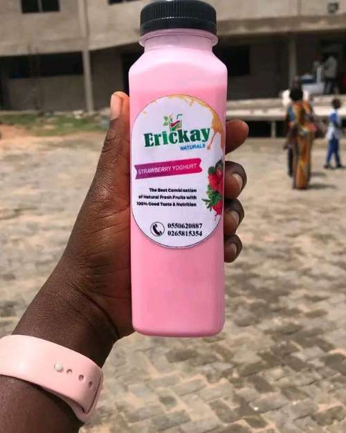 Erickay Naturals Strawberry Yoghurt
