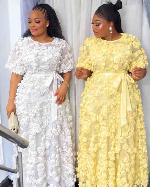Floral Embellished Maxi Dresses