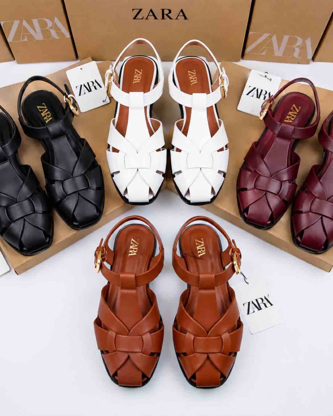 Women's Woven Ankle Strap Sandals