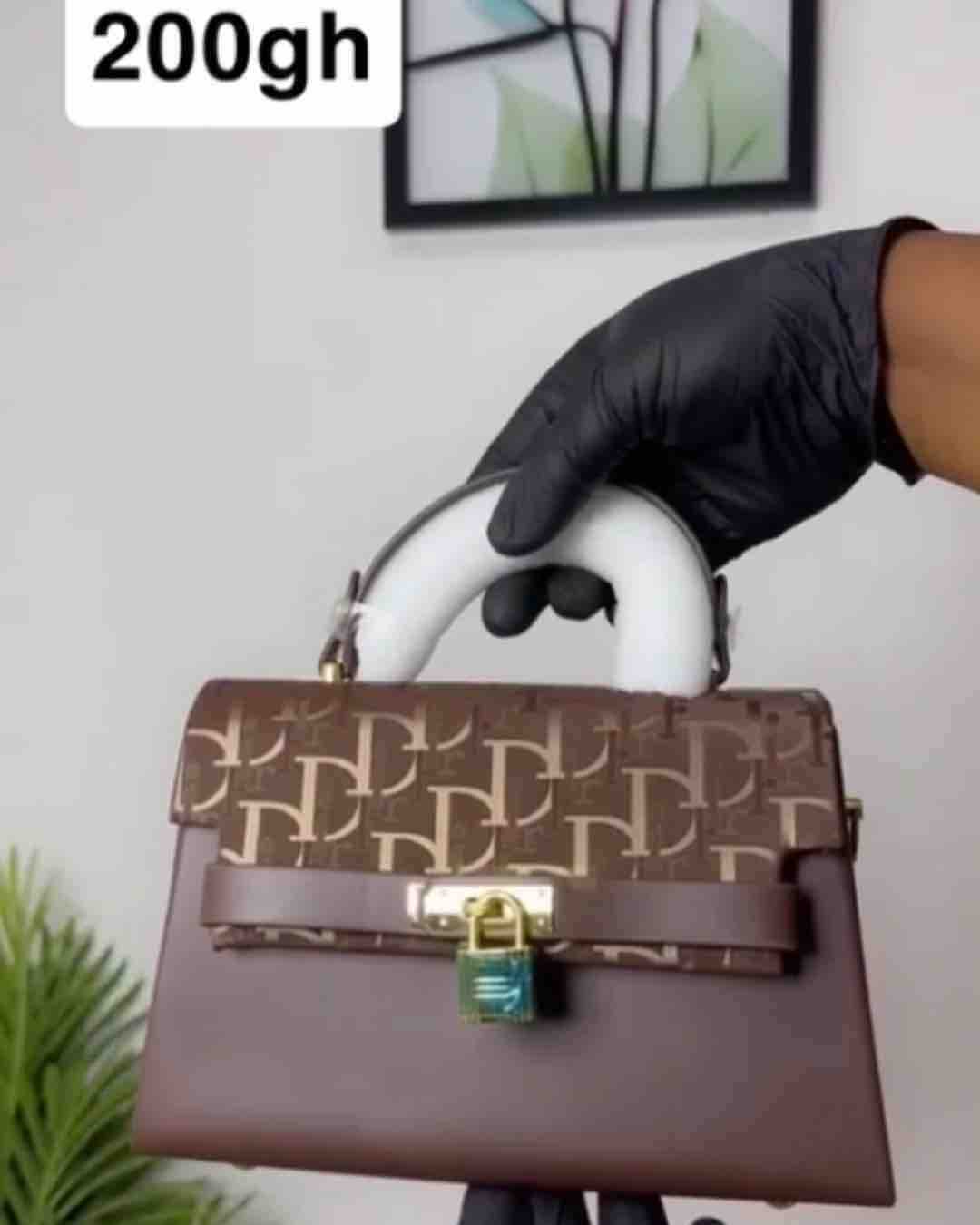 Quilted Black Handbag