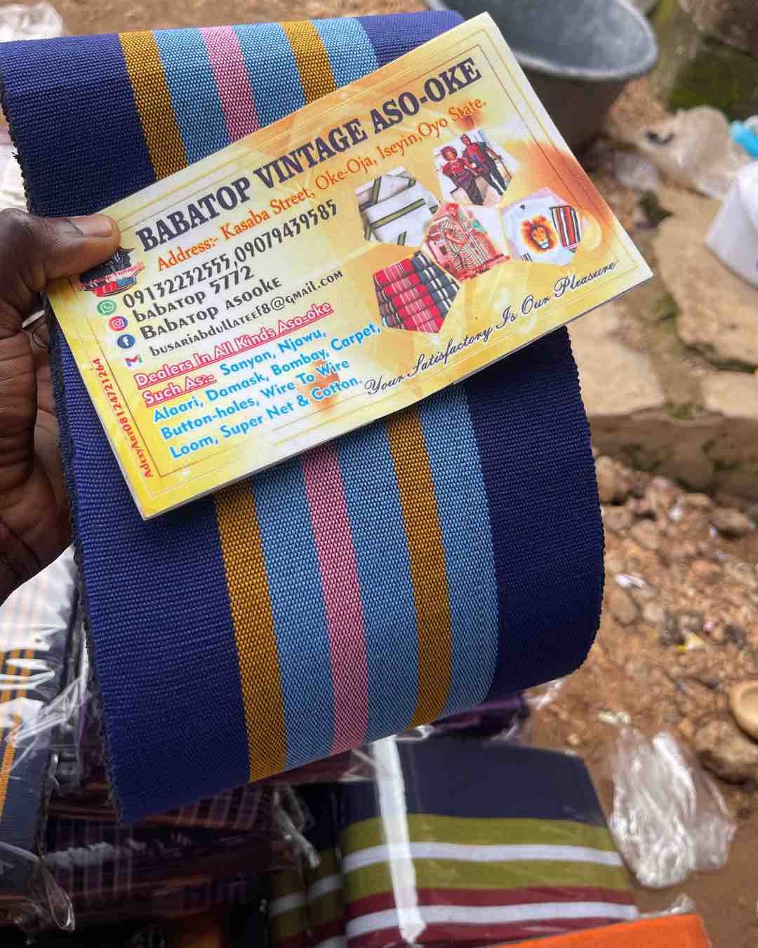 Aso-Oke Fabric