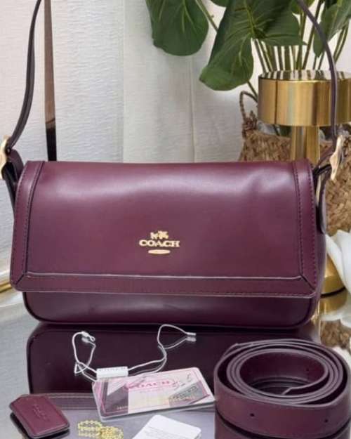 Coach Leather Shoulder Bag
