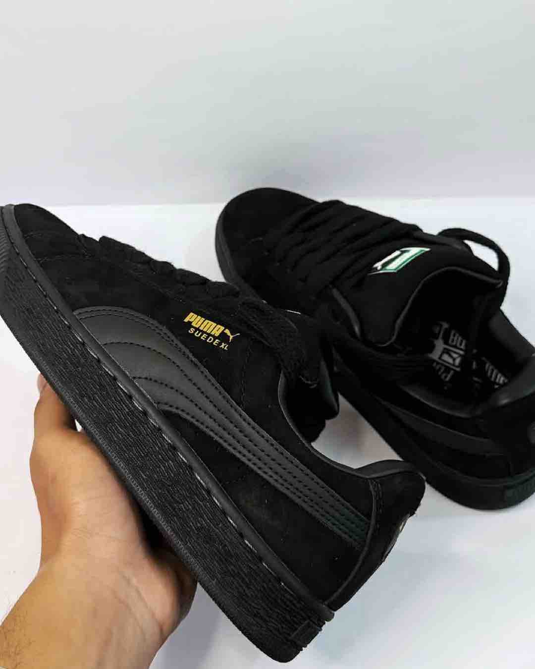 Puma Suede XL Black Sneakers