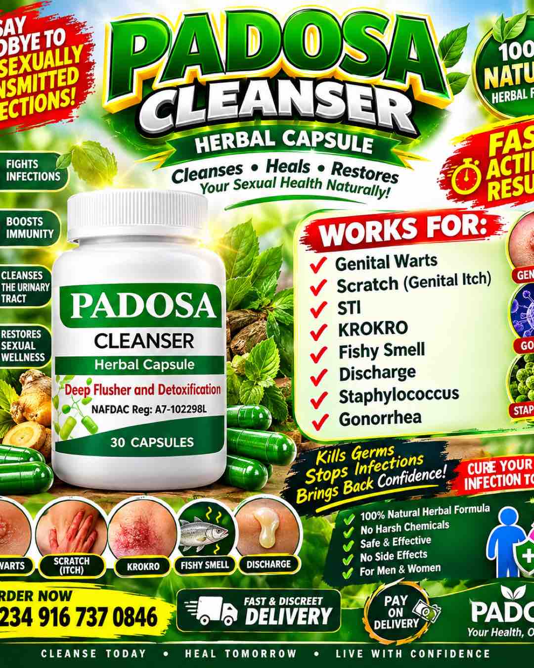 Padosa Herbal Cleanser Capsules