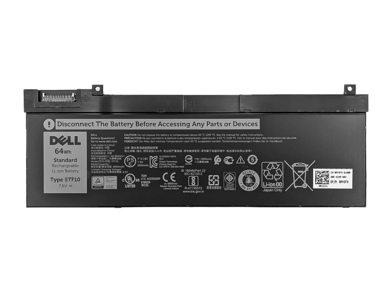 5TF10  Battery for Dell Precision P74F 7730 7740 