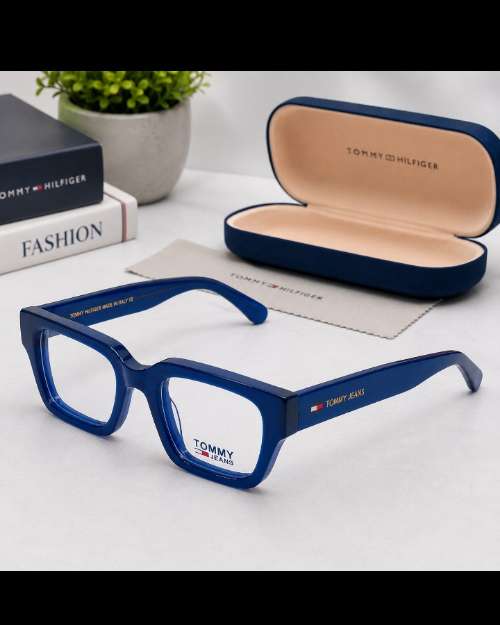 Tommy Jeans Blue Eyeglass Frames