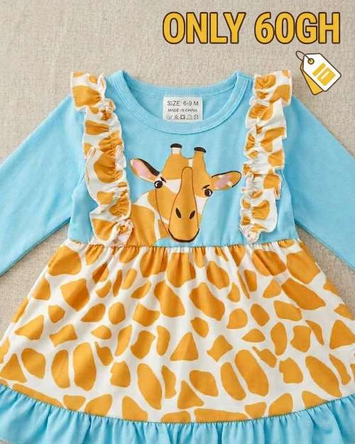Baby Girl Giraffe Print Dress