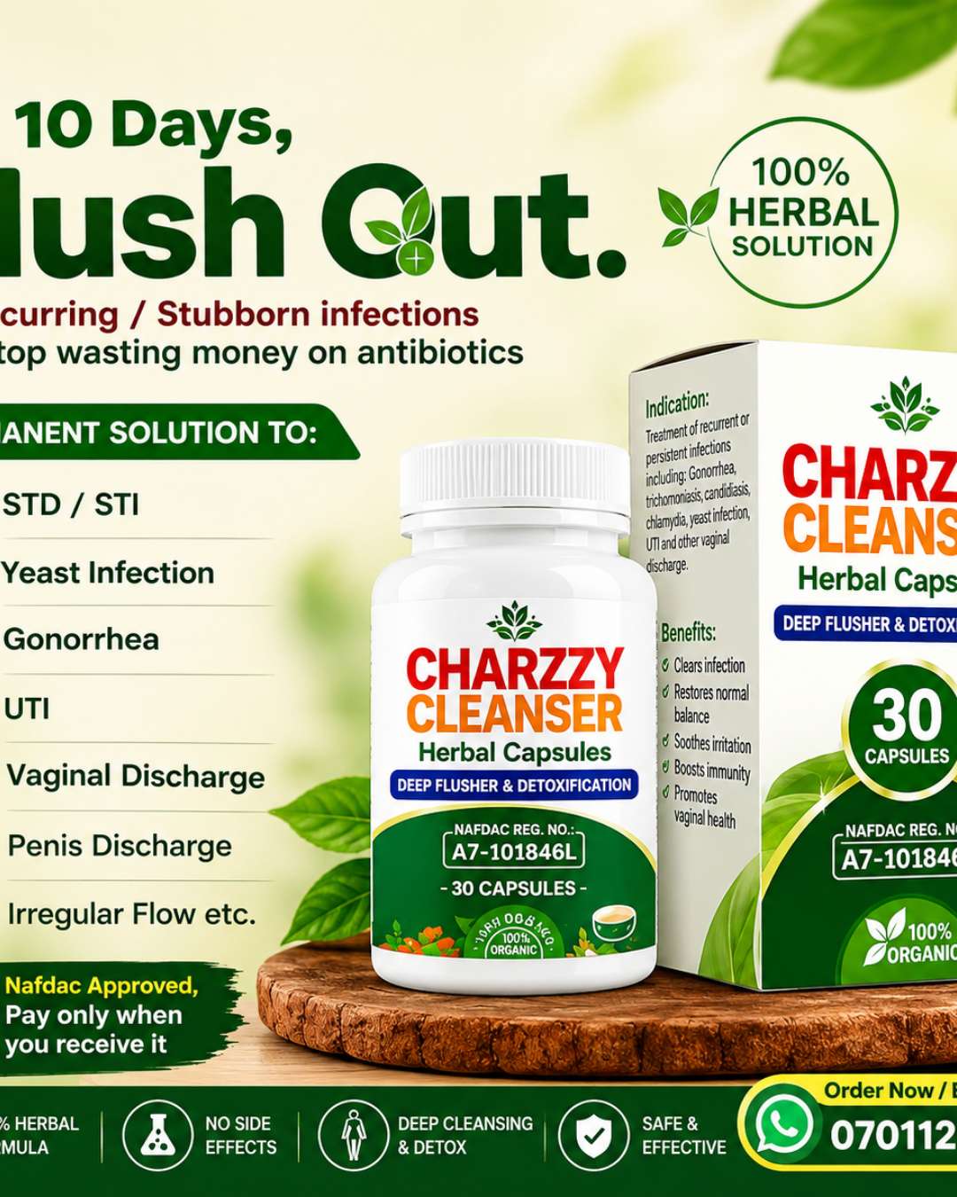 Charzzy Cleanser Herbal Capsules