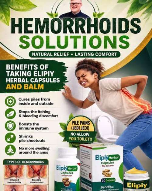 Elipy Herbal Hemorrhoid Capsules and Balm