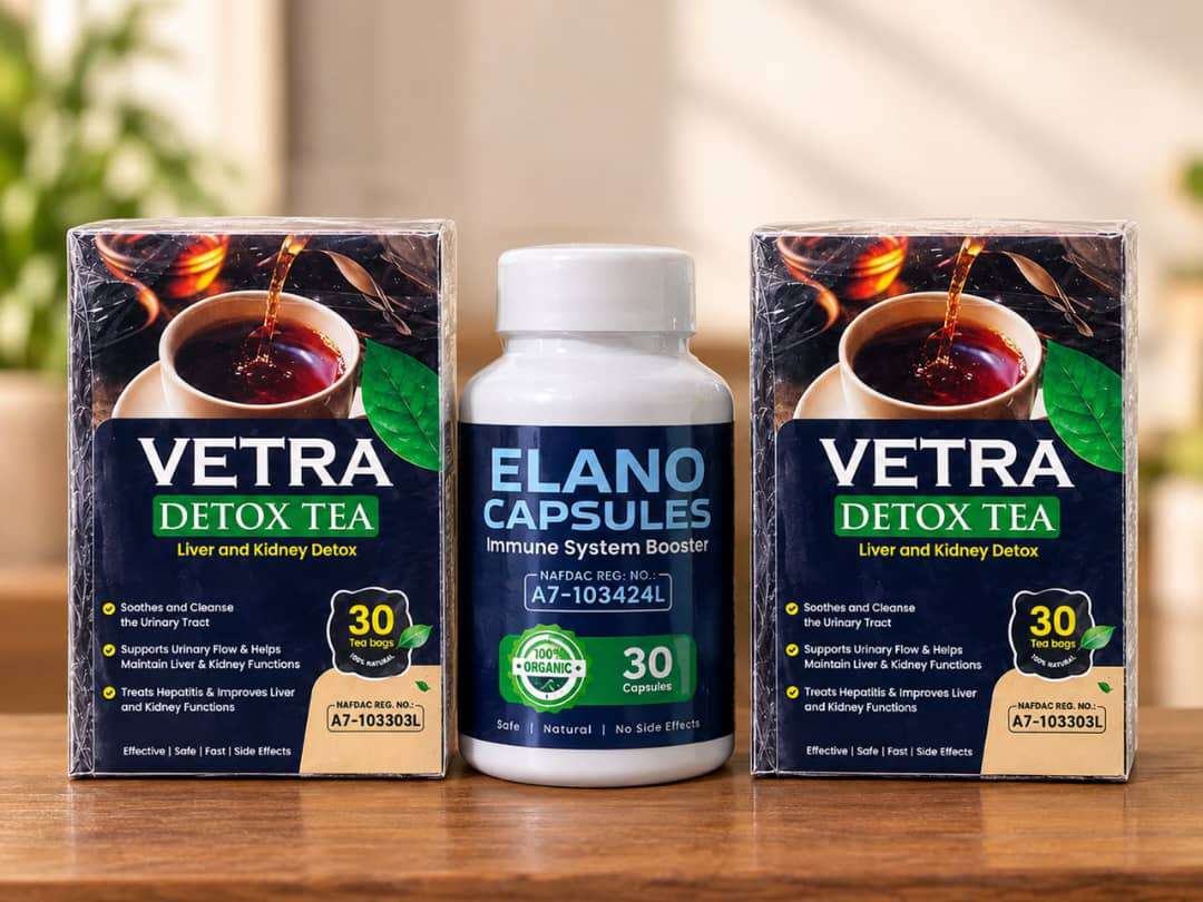 Vetra Detox Tea & Elano Capsules