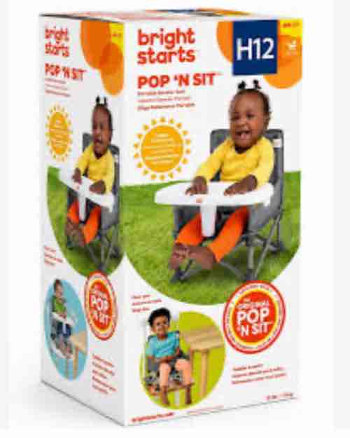 Bright Starts Pop 'N Sit Portable Booster Seat