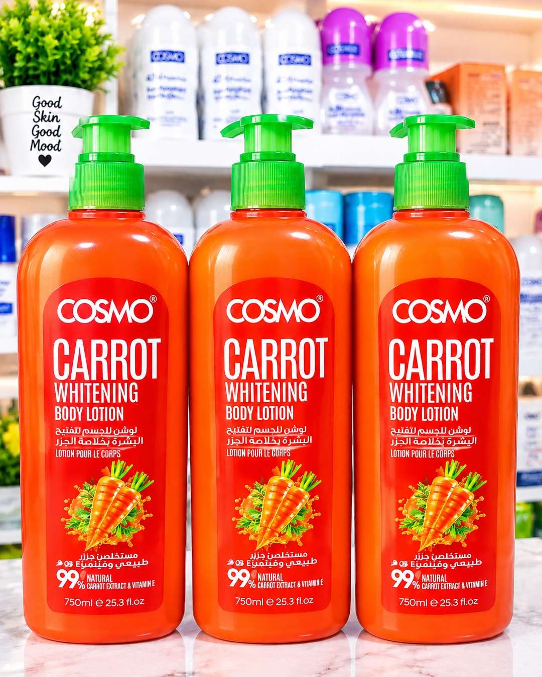 COSMO Carrot Whitening Body Lotion