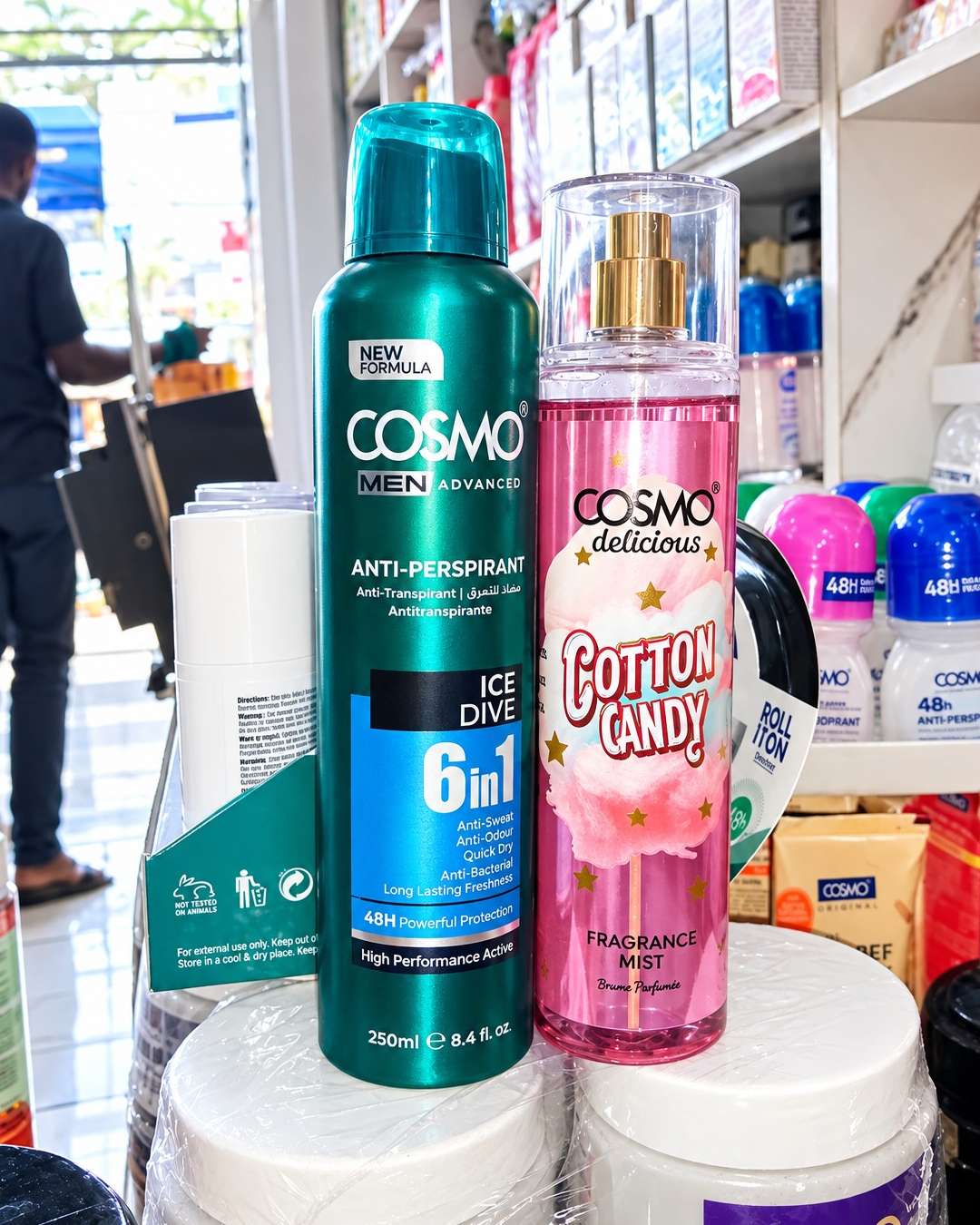 Cosmo Men Ice Dive Anti-Perspirant & Delicious Cotton Candy Fragrance Mist