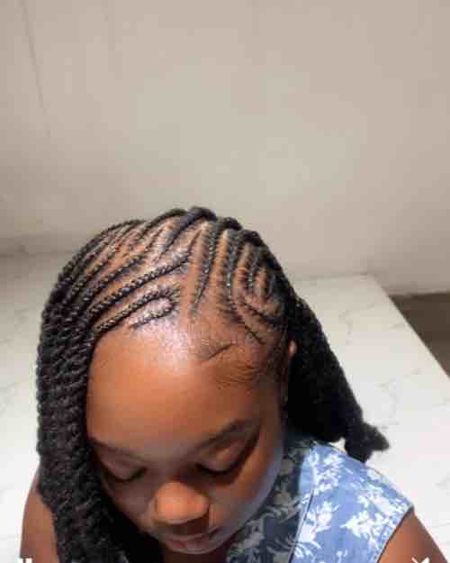 Afro Twist Cornrows