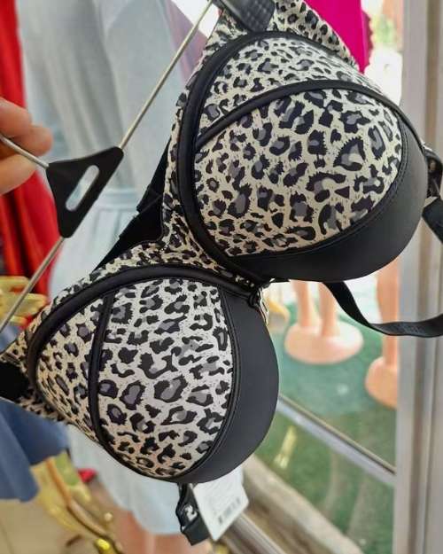 Leopard Print Bra