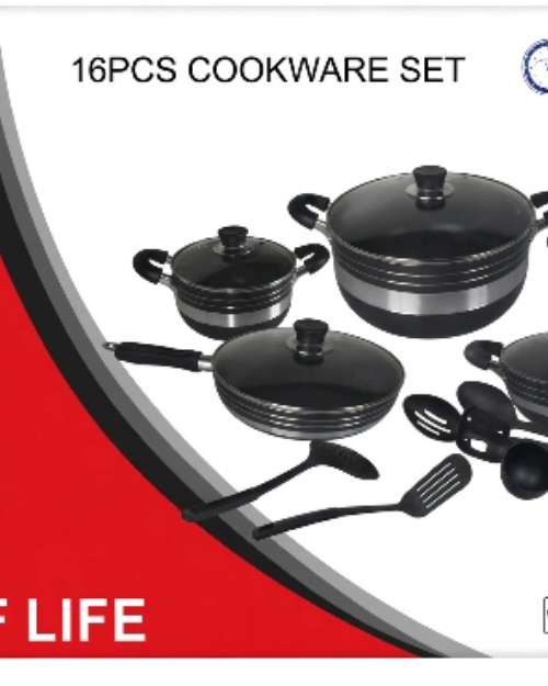 16-Piece Non-Stick Cookware Set