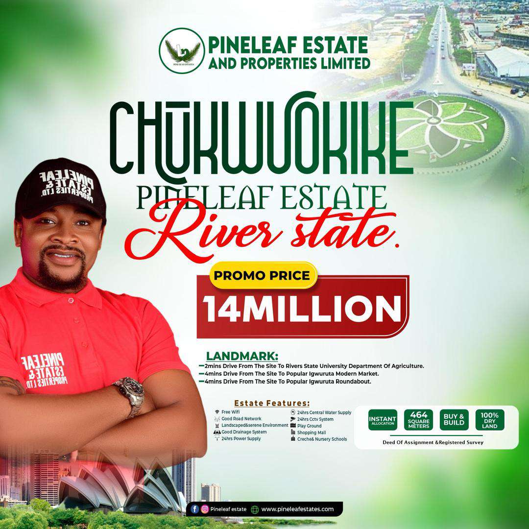 Chukwuokike Pineleaf Estate Land Plot, Rivers State