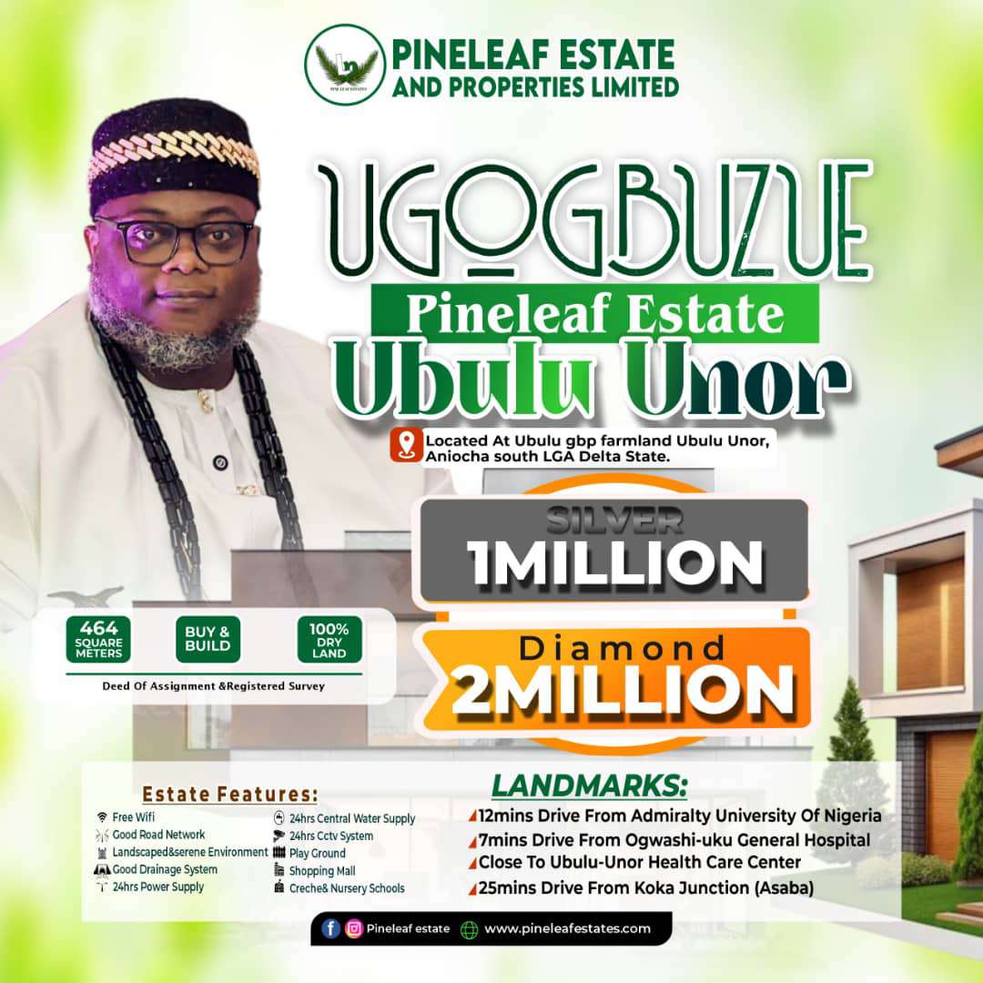 Ugogbuzue Pineleaf Estate Land Plot - Ubulu Unor, Delta State
