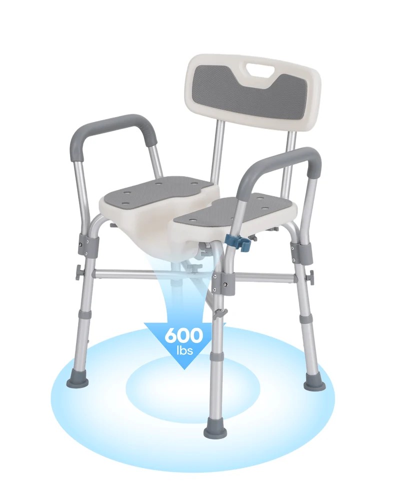 Extra-Wide Heavy-Duty Shower Chair