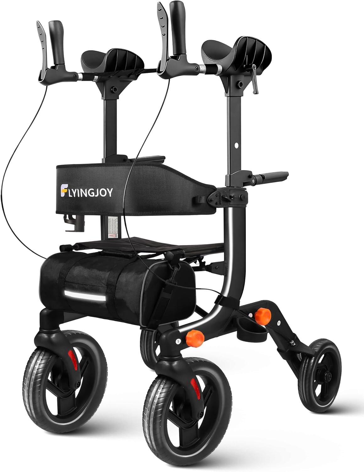 FLYINGJOY Lightweight Upright Rollator Walker