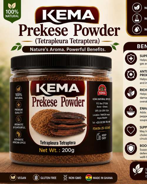 KEMA Prekese Powder (Tetrapleura Tetraptera) - 200g