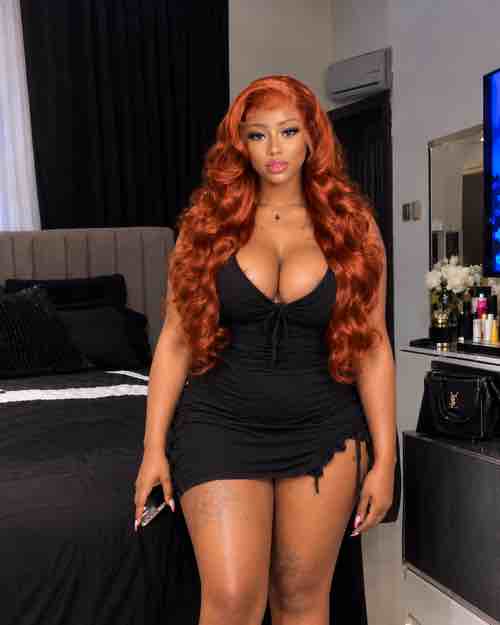 Long Wavy Orange Wig