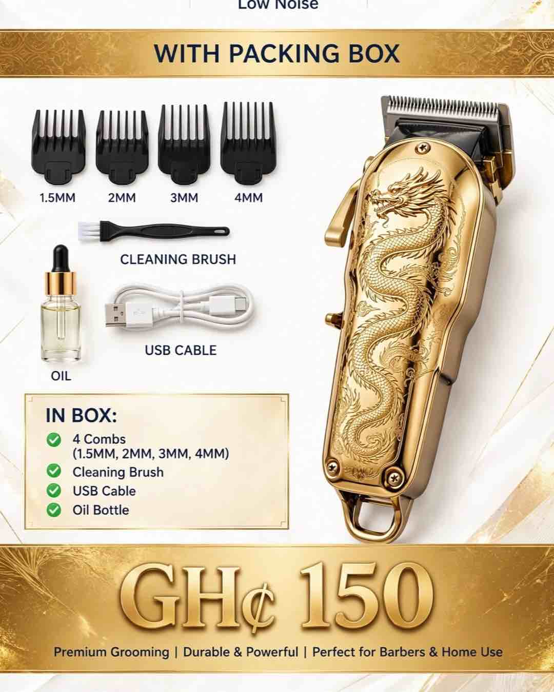 Vintage T9 Pro Dragon Edition Hair Clipper