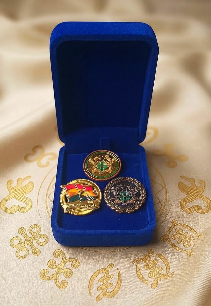 Ghanaian Heritage Lapel Pin Set