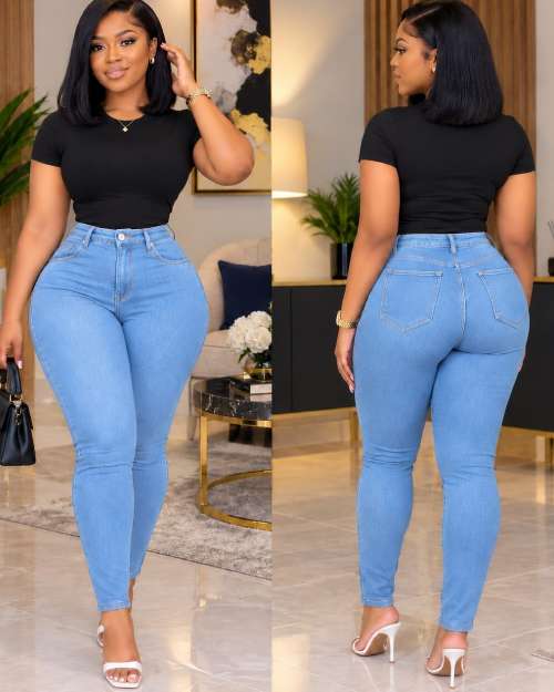 Women's Light Blue Skinny Jeans