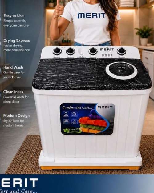 Merit Automatic Twin Tub Washing Machine