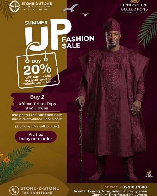 Men's African Print Kaftan with Cap