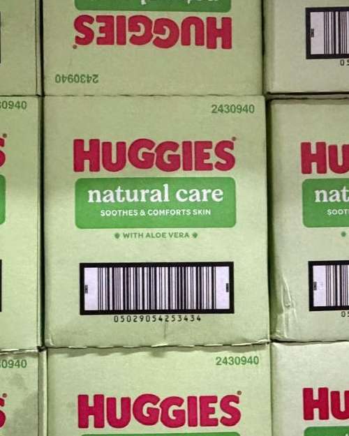 Huggies Natural Care Baby Wipes with Aloe Vera