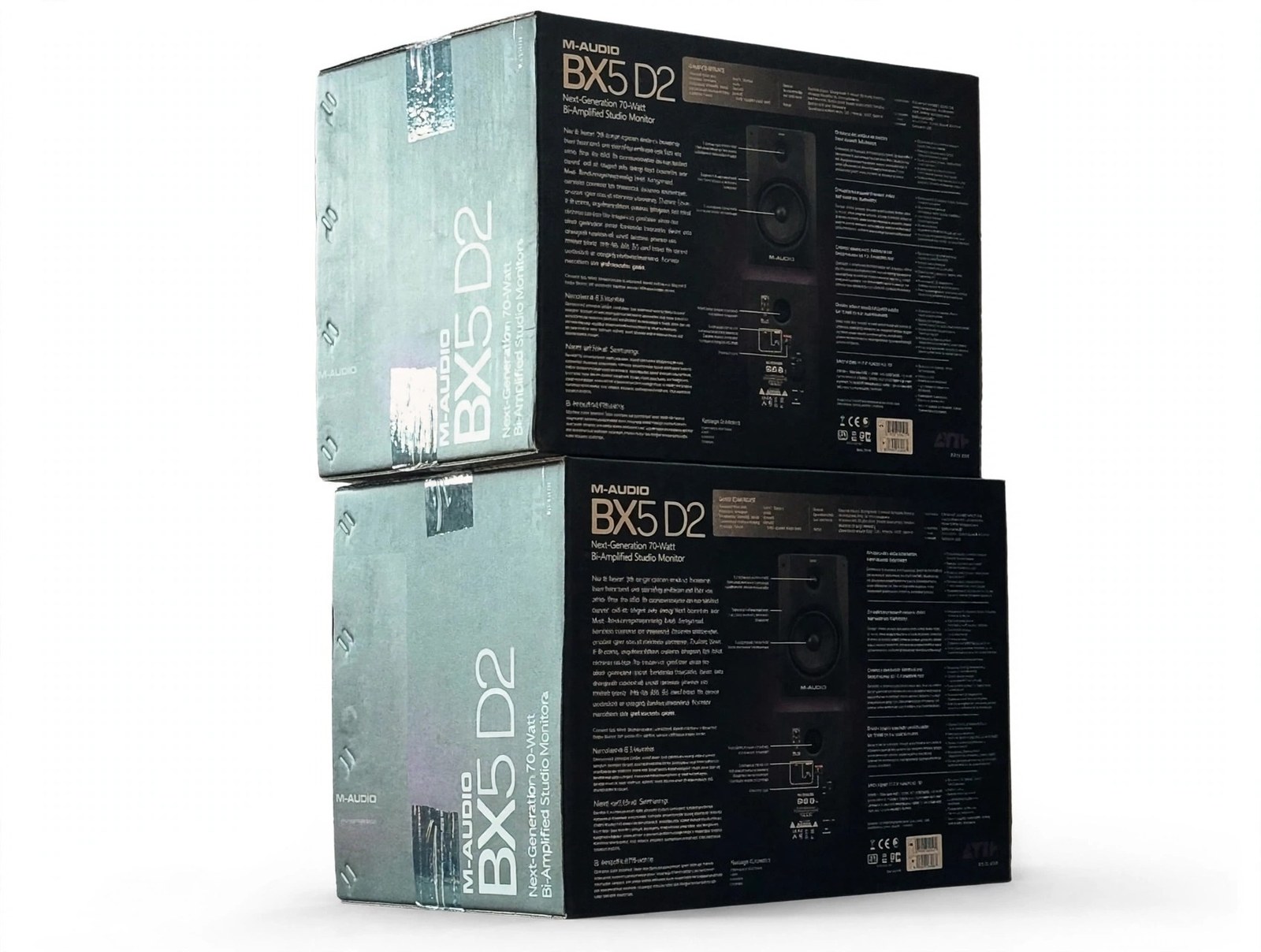 M-Audio BX5 D2 Next-Generation 70-Watt Bi-Amplified Studio Monitors (Pair)