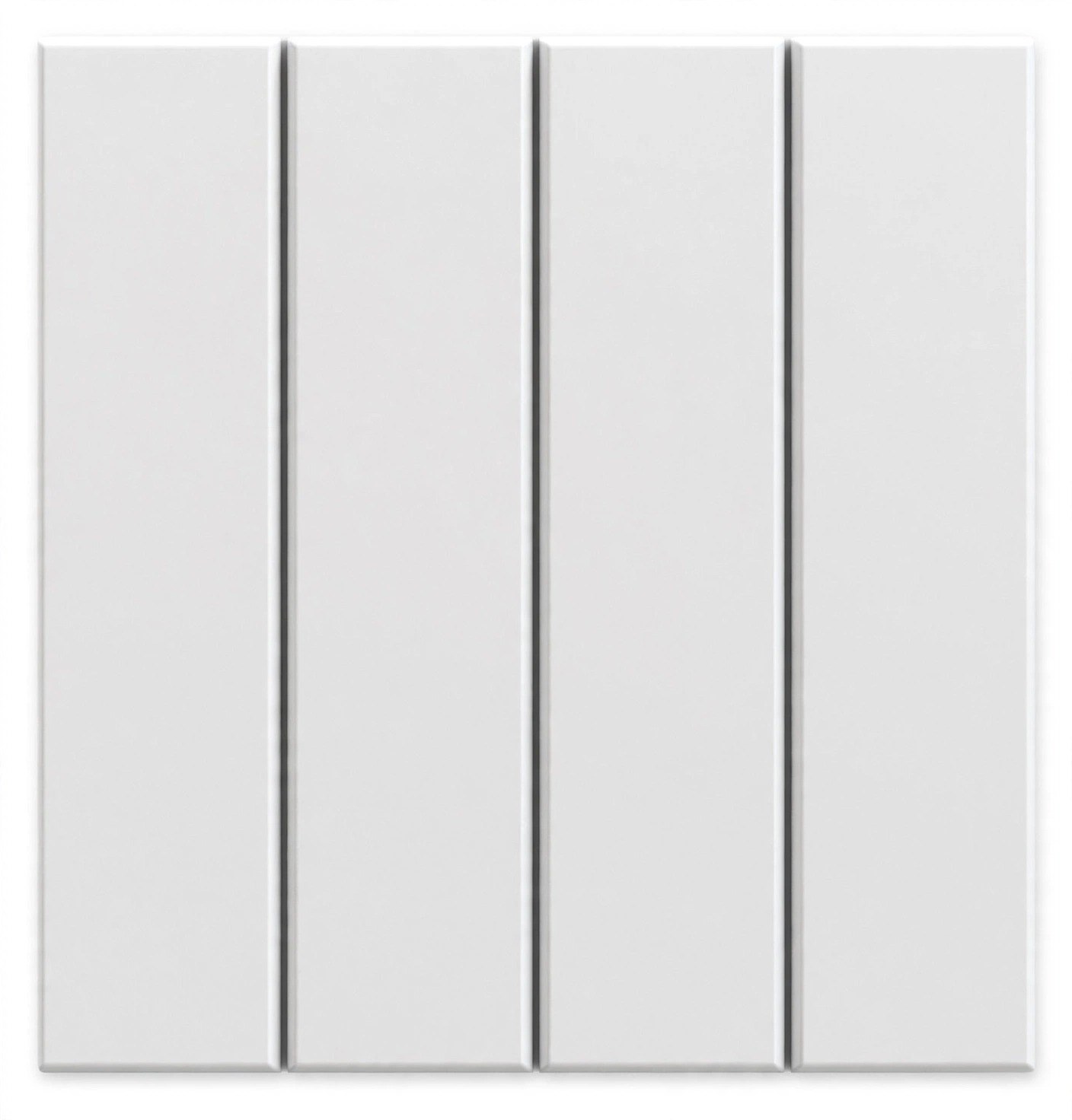 ANLANG F1 4-Gang Light Switch - White