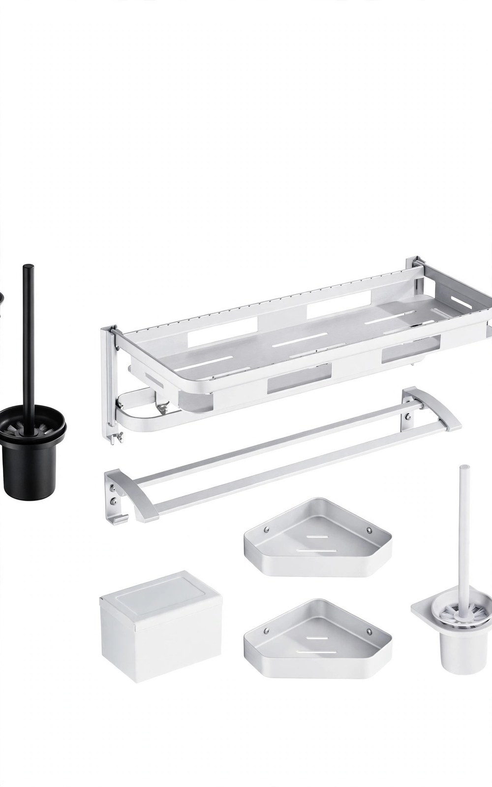 5-Piece Matte Bathroom Accessories Set
