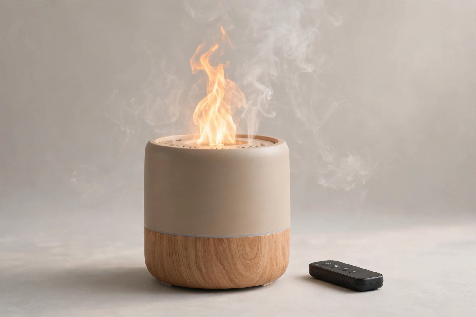 Flame Effect Aroma Diffuser with Remote