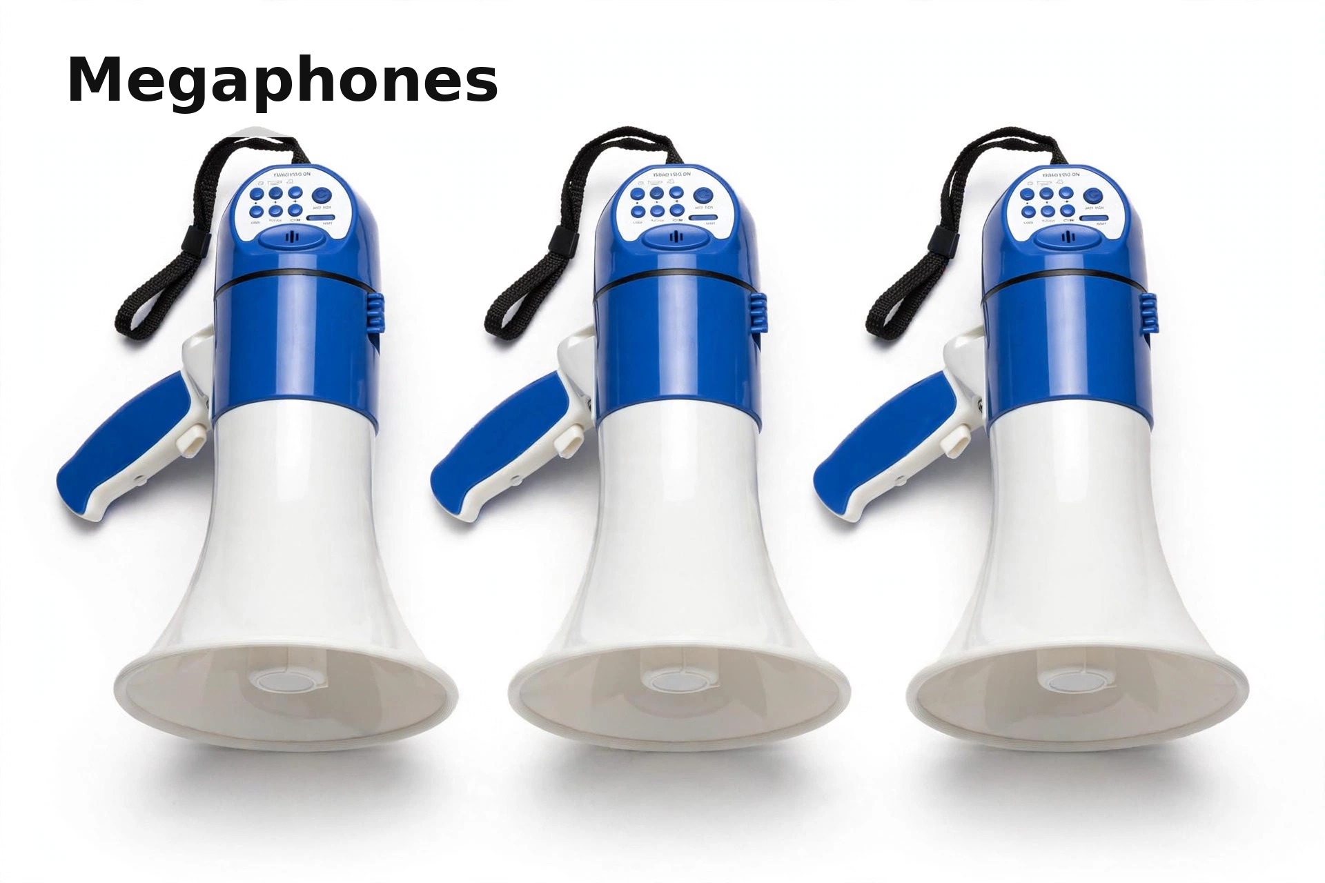 Portable Megaphone Speaker with Siren